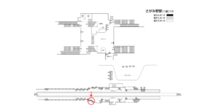 相鉄／さがみ野駅／／№330駅看板・駅広告、位置図