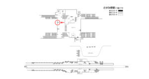 相鉄／さがみ野駅／／№273駅看板・駅広告、位置図