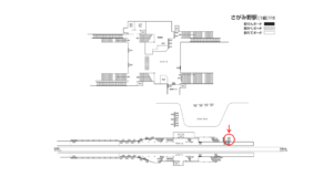 相鉄／さがみ野駅／／№259駅看板・駅広告、位置図