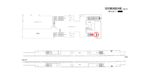 相鉄／羽沢横浜国大駅／／№302駅看板・駅広告、位置図