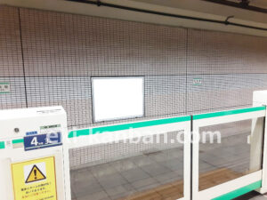 東京メトロ／乃木坂駅／千代田線／№14駅看板・駅広告、写真2