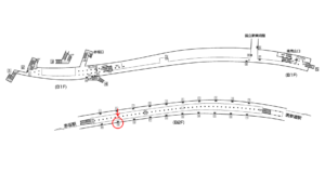 東京メトロ／乃木坂駅／千代田線／№19駅看板・駅広告、位置図