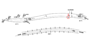 東京メトロ／乃木坂駅／千代田線／№28駅看板・駅広告、位置図
