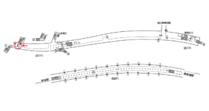 東京メトロ／乃木坂駅／千代田線／№21駅看板・駅広告、位置図