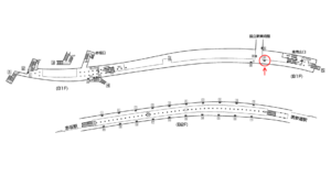 東京メトロ／乃木坂駅／千代田線／№27駅看板・駅広告、位置図
