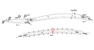 東京メトロ／乃木坂駅／千代田線／№6駅看板・駅広告、位置図