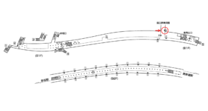 東京メトロ／乃木坂駅／千代田線／№25駅看板・駅広告、位置図