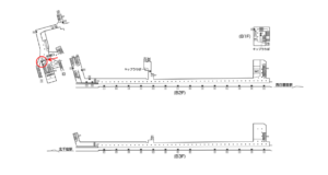 東京メトロ／町屋駅／千代田線／№31駅看板・駅広告、位置図
