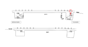 東京メトロ／根津駅／千代田線／№12駅看板・駅広告、位置図