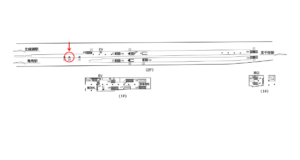 東京メトロ／綾瀬駅／千代田線／№10駅看板・駅広告、位置図