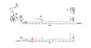 東京メトロ／町屋駅／千代田線／№26駅看板・駅広告、位置図