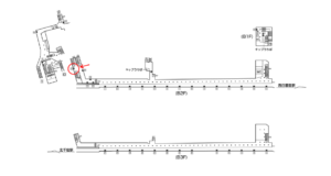 東京メトロ／町屋駅／千代田線／№704駅看板・駅広告、位置図