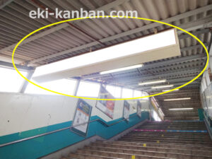 JR／木更津駅／東口階段／№1駅看板・駅広告、写真2