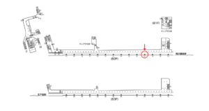 東京メトロ／町屋駅／千代田線／№11駅看板・駅広告、位置図