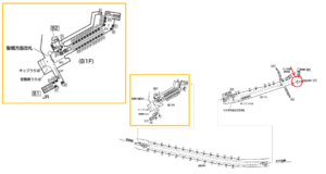 東京メトロ／新御茶ノ水駅／千代田線／№55駅看板・駅広告、位置図