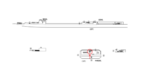 東京メトロ／北綾瀬駅／千代田線／№6駅看板・駅広告、位置図