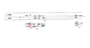 東京メトロ／綾瀬駅／千代田線／№8駅看板・駅広告、位置図