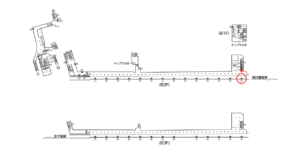 東京メトロ／町屋駅／千代田線／№14駅看板・駅広告、位置図