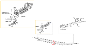 東京メトロ／新御茶ノ水駅／千代田線／№19駅看板・駅広告、位置図
