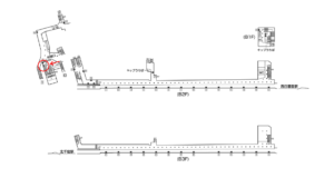 東京メトロ／町屋駅／千代田線／№30駅看板・駅広告、位置図