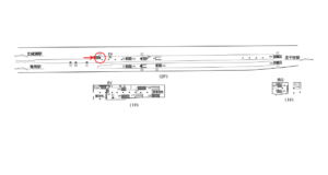 東京メトロ／綾瀬駅／千代田線／№7駅看板・駅広告、位置図