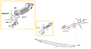 東京メトロ／新御茶ノ水駅／千代田線／№58駅看板・駅広告、位置図