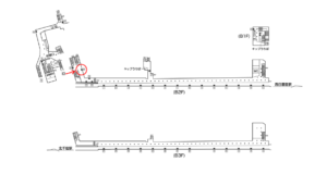 東京メトロ／町屋駅／千代田線／№28駅看板・駅広告、位置図