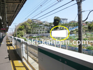 JR／新松戸駅／上りホーム前／№1駅看板・駅広告、写真2