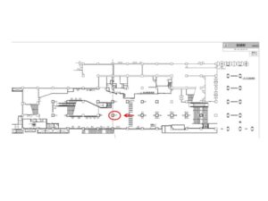 東武 船橋駅//№14駅看板・駅広告、位置図
