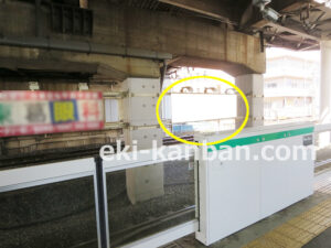 JR／新松戸駅／下りホーム前／№1駅看板・駅広告、写真2
