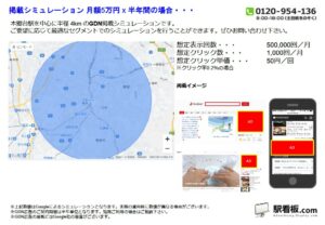JR/大船駅/駅ターゲティング・ジオターゲティング Google広告(GDN)Yahoo!広告(YDA)№YDA駅広告、位置図