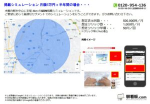 JR／大船駅／駅ターゲティング・ジオターゲティング Google広告（GDN）Yahoo!広告（YDA）№YDA駅広告、位置図