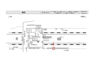JR　鎌取駅／上り線側／№16駅看板・駅広告、位置図