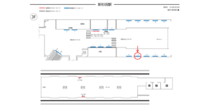 シーサイドライン／新杉田駅／／№15駅看板・駅広告、位置図