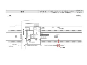 JR　鎌取駅／上り線側／№20駅看板・駅広告、位置図