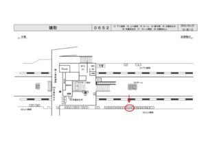 JR　鎌取駅／上り線側／№18駅看板・駅広告、位置図