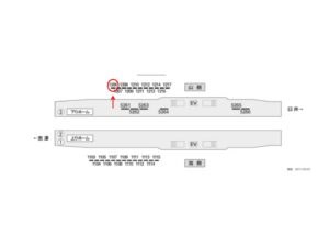 京成　ユーカリが丘駅／／№1206駅看板・駅広告、位置図
