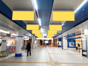 みなとみらい／みなとみらい駅／フラッグ広告 14日間№14駅臨時広告・駅広告、写真3