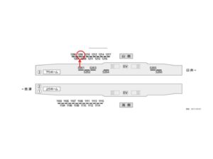 京成　ユーカリが丘駅／／№1208駅看板・駅広告、位置図
