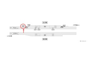 京成　実籾駅／／№5203駅看板・駅広告、位置図