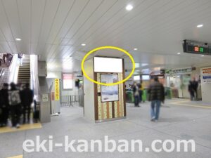 JR／本八幡駅／本屋改札内／№66駅看板・駅広告、写真1