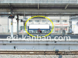 JR／我孫子駅／第1ホーム№B01&B02№02駅看板・駅広告、写真1