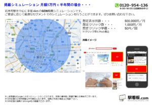 都営／岩本町駅／駅ターゲティング・ジオターゲティング Google広告（GDN）Yahoo!広告（YDA）№YDA駅広告、位置図