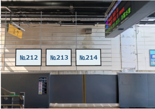 相鉄/西谷駅/新設看板_上り線路前_2025.01.20、イメージ1