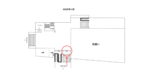 東京モノレール／モノレール浜松町駅／南口／№2駅看板、位置図