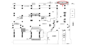 JR／新橋駅／南改札外／№20駅看板・駅広告、位置図