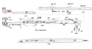 東京メトロ／大手町駅／東西線／№120駅看板・駅広告、位置図