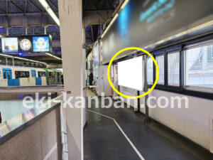 東京モノレール／モノレール浜松町駅／ホーム／№8駅看板、写真2