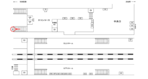東京モノレール／天王洲アイル駅／コンコース／№1駅看板、位置図