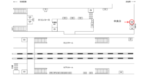 東京モノレール／天王洲アイル駅／コンコース／№102駅看板、位置図